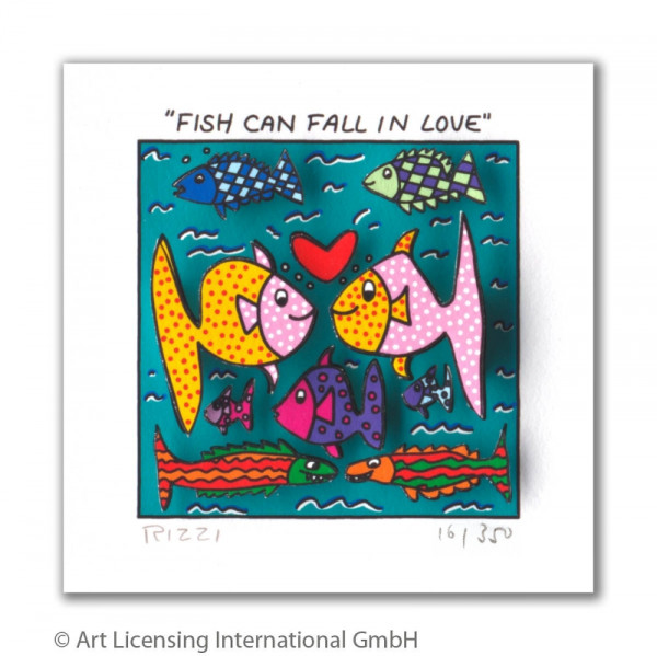 James Rizzi FISH CAN FALL IN LOVE