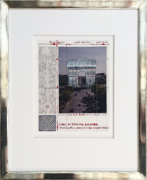 Christo & Jeanne-Claude L'Arc de Triomphe II, Wrapped, Paris 2021