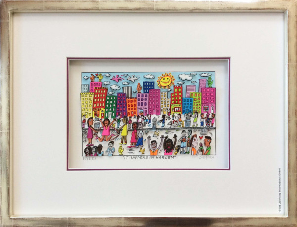 James Rizzi IT HAPPENS IN HARLEM