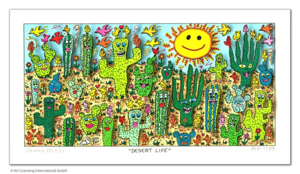 James Rizzi DESERT LIFE