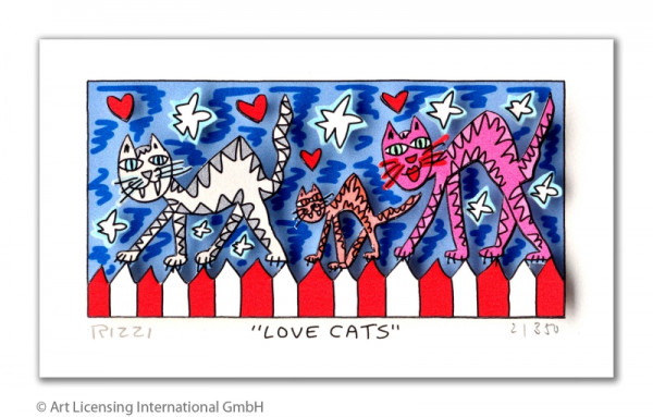 James Rizzi LOVE CATS