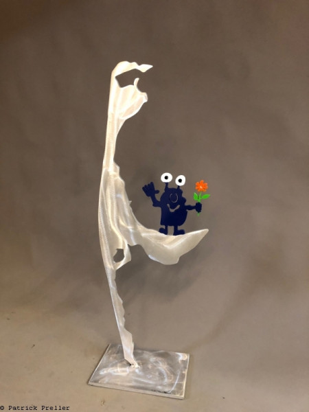 Patrick Preller Monster mit Blume auf Sylt