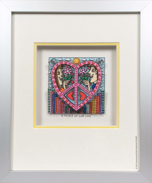 James Rizzi A Peace Of Our Love (Alurahmen)