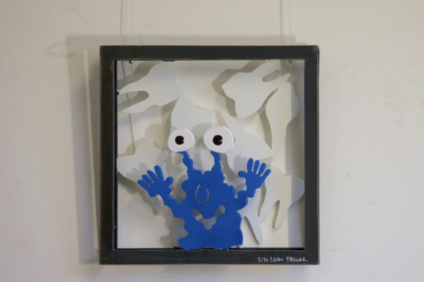 Patrick Preller Monster Window "Zahnarzt" (Wandobjekt)
