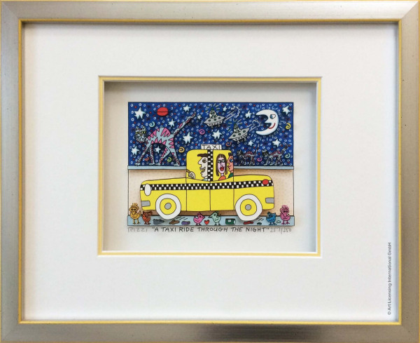 James Rizzi A TAXI RIDE THROUGH THE NIGHT