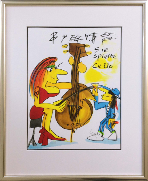 Udo Lindenberg Sie spielte Cello