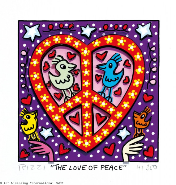 James Rizzi THE LOVE OF PEACE