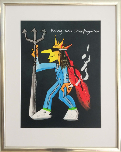 Udo Lindenberg König von Scheißegalien (Passepartout)