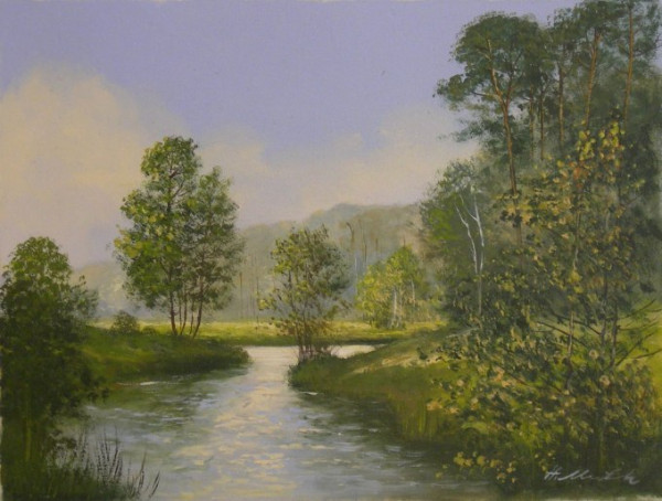 Hermann Muth Flusslandschaft um Berlin