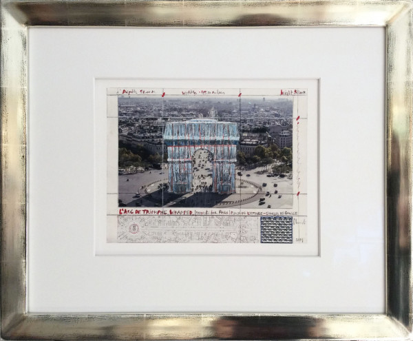 Christo & Jeanne-Claude L'Arc de Triomphe I, Wrapped, Paris 2021