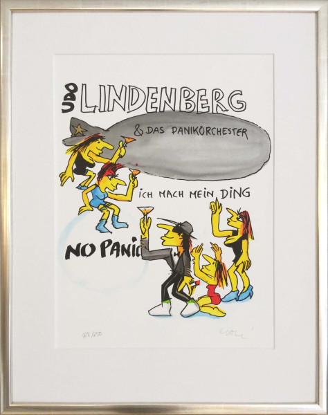 Udo Lindenberg Zeppelin-ich mach mein Ding (Passepartout)