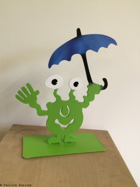 Patrick Preller Monsterkollege mit Regenschirm