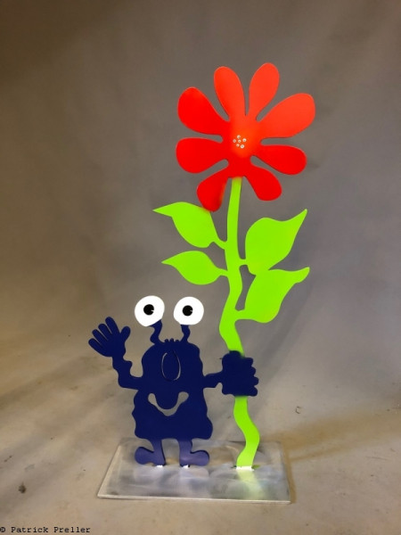 Patrick Preller Monster mit großer Blume