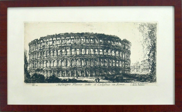 Giovanni Battista Piranesi Anfiteatro Flavio detto il Coloseo in Roma ca.1748