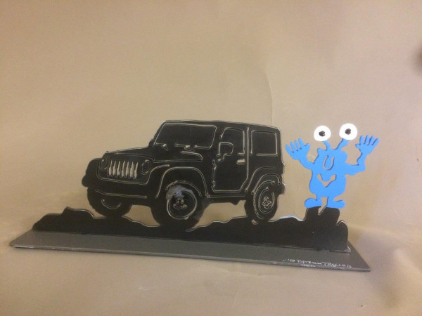 Monster mit Jeep "Wrangler"