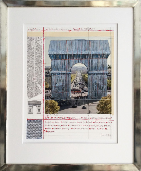 Christo & Jeanne-Claude L'Arc de Triomphe III, Wrapped, Paris 2021