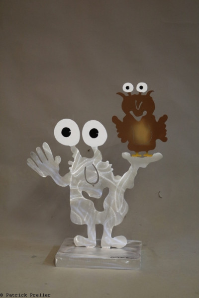 Patrick Preller Gartenmonster mit Eule