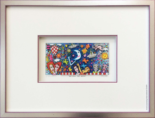 James Rizzi WE LOVE THE MOON
