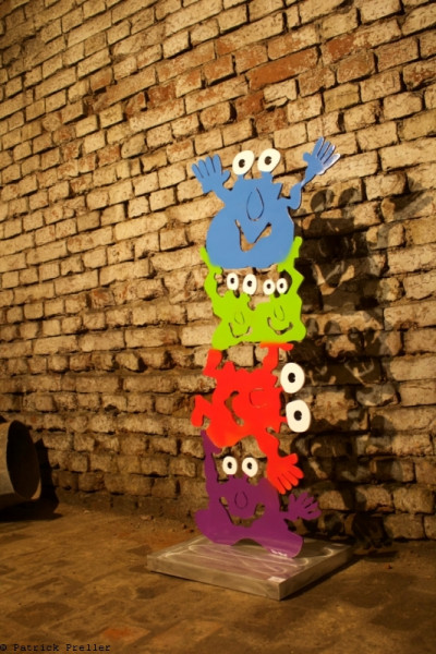 Patrick Preller Monsterturm mit 5 Monstern