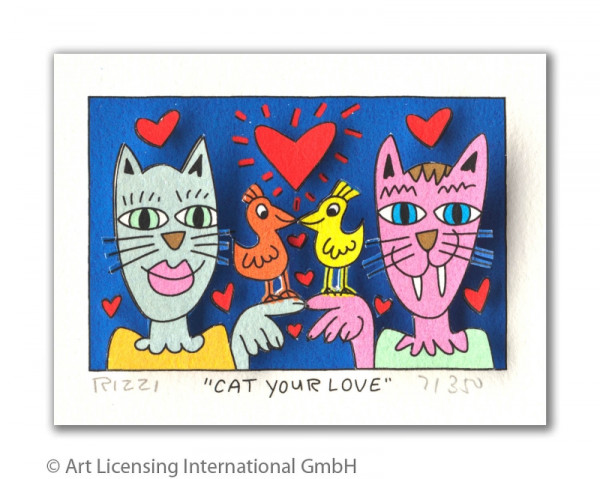 James Rizzi CAT YOUR LOVE