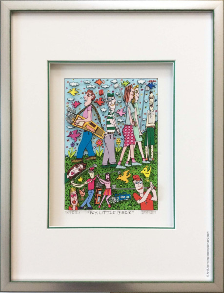 James Rizzi FLY LITTLE BIRDIE
