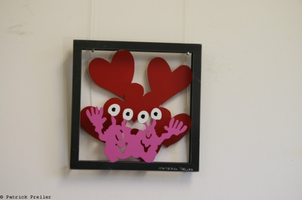 Patrick Preller Monster Windows "Love" (Wandobjekt)