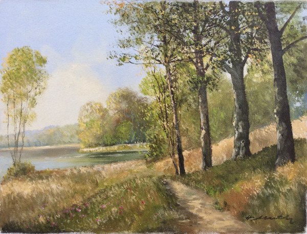 Hermann Muth Frühling am See