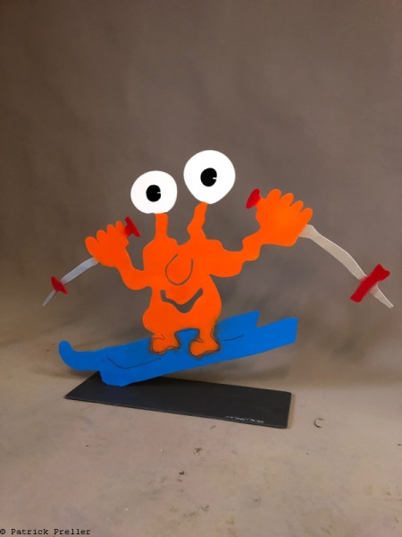 Patrick Preller Skifahrer, Abfahrt, L-Monster