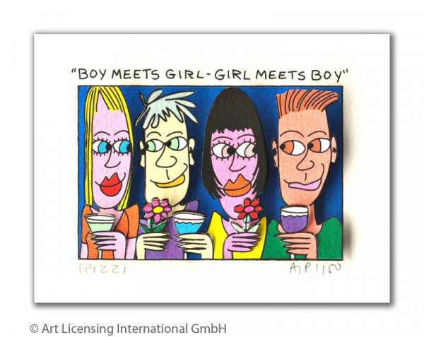 James Rizzi BOY MEETS GIRL - GIRL MEETS BOY