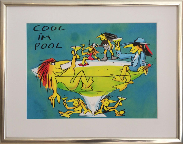 Udo Lindenberg Cool im Pool