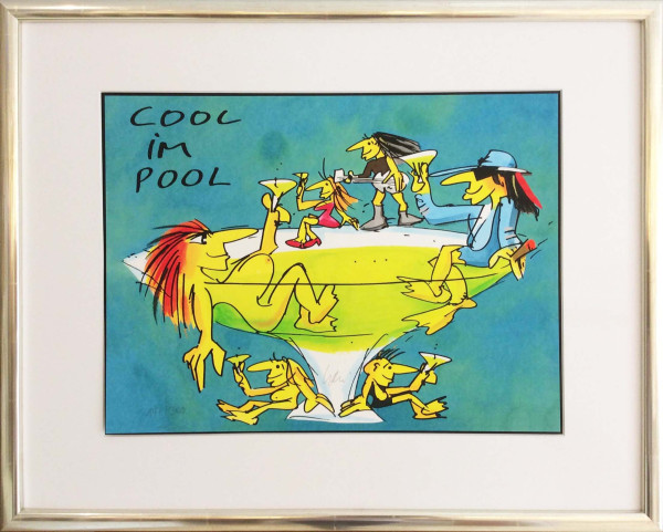 Udo Lindenberg Cool im Pool