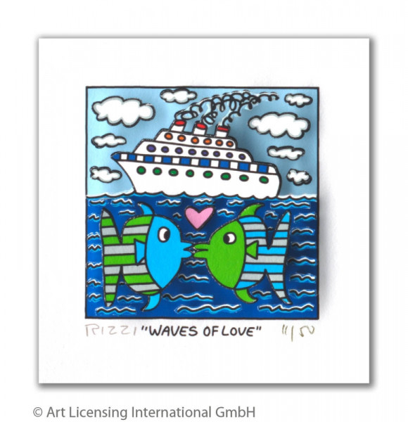 James Rizzi WAVES OF LOVE