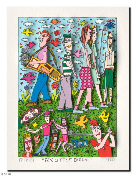 James Rizzi FLY, LITTLE BIRDIE