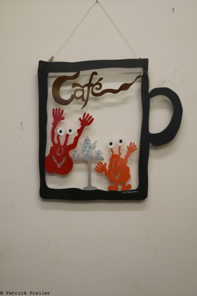 Patrick Preller Im Café