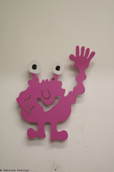 Patrick Preller Wandmonster Hello