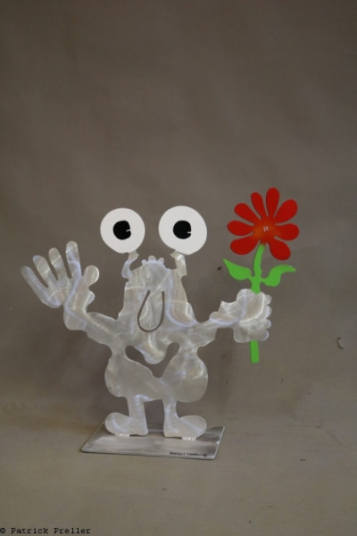 Patrick Preller Gartenmonster mit Blume